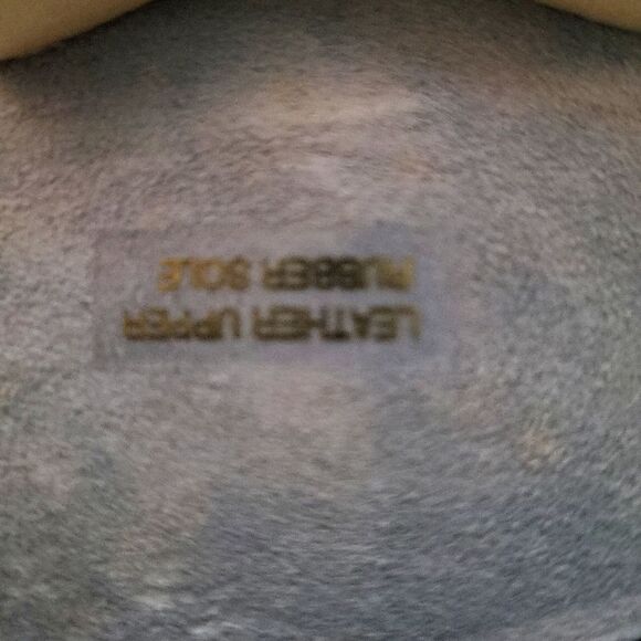 Fieramosca sky blue all leather suede, rubber,soles, size 5 with gorgeous charms - Picture 4 of 10